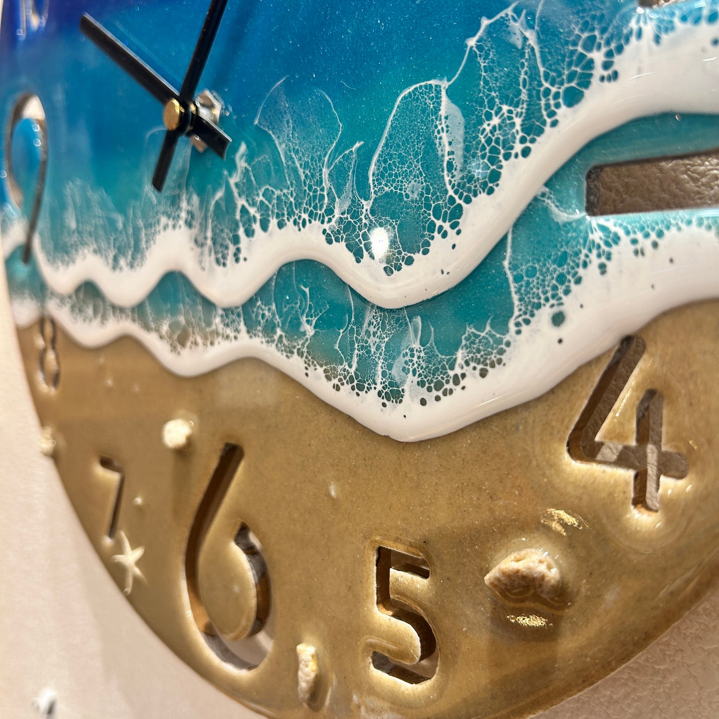 Ocean wall clock -sand beach-(宮古ブルー)