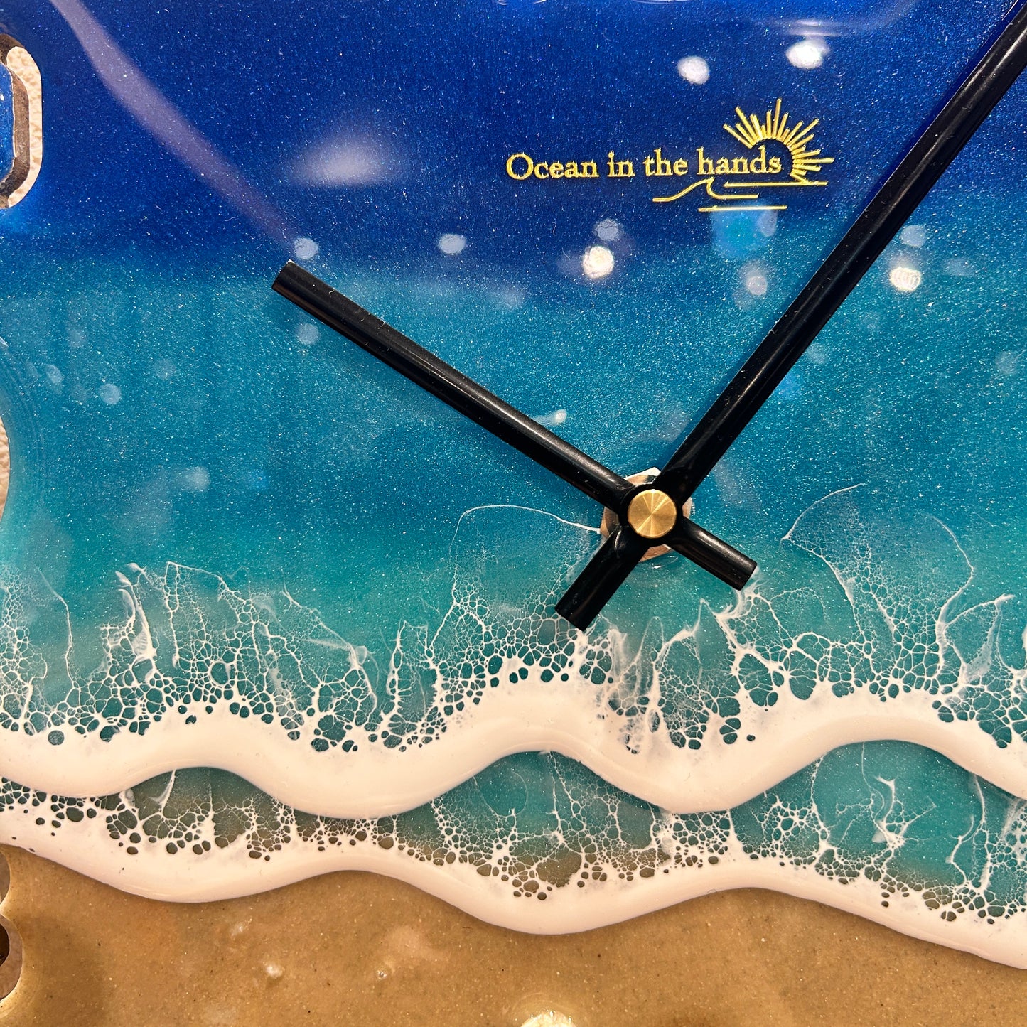 Ocean wall clock -sand beach-(宮古ブルー)