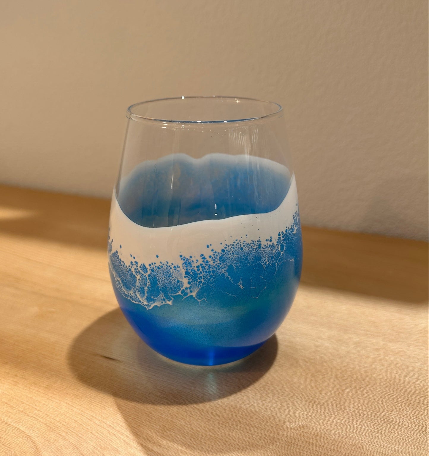 wave resin glass(グアムブルー)