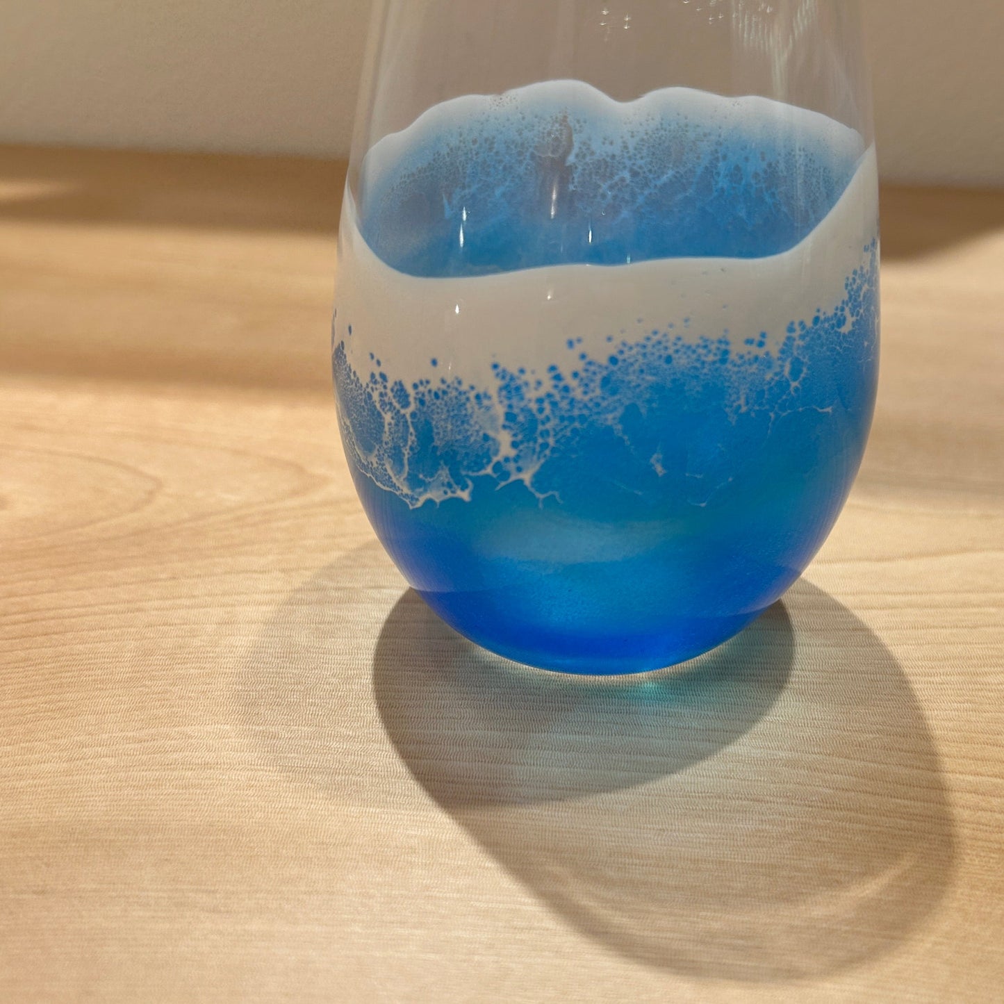 wave resin glass(グアムブルー)