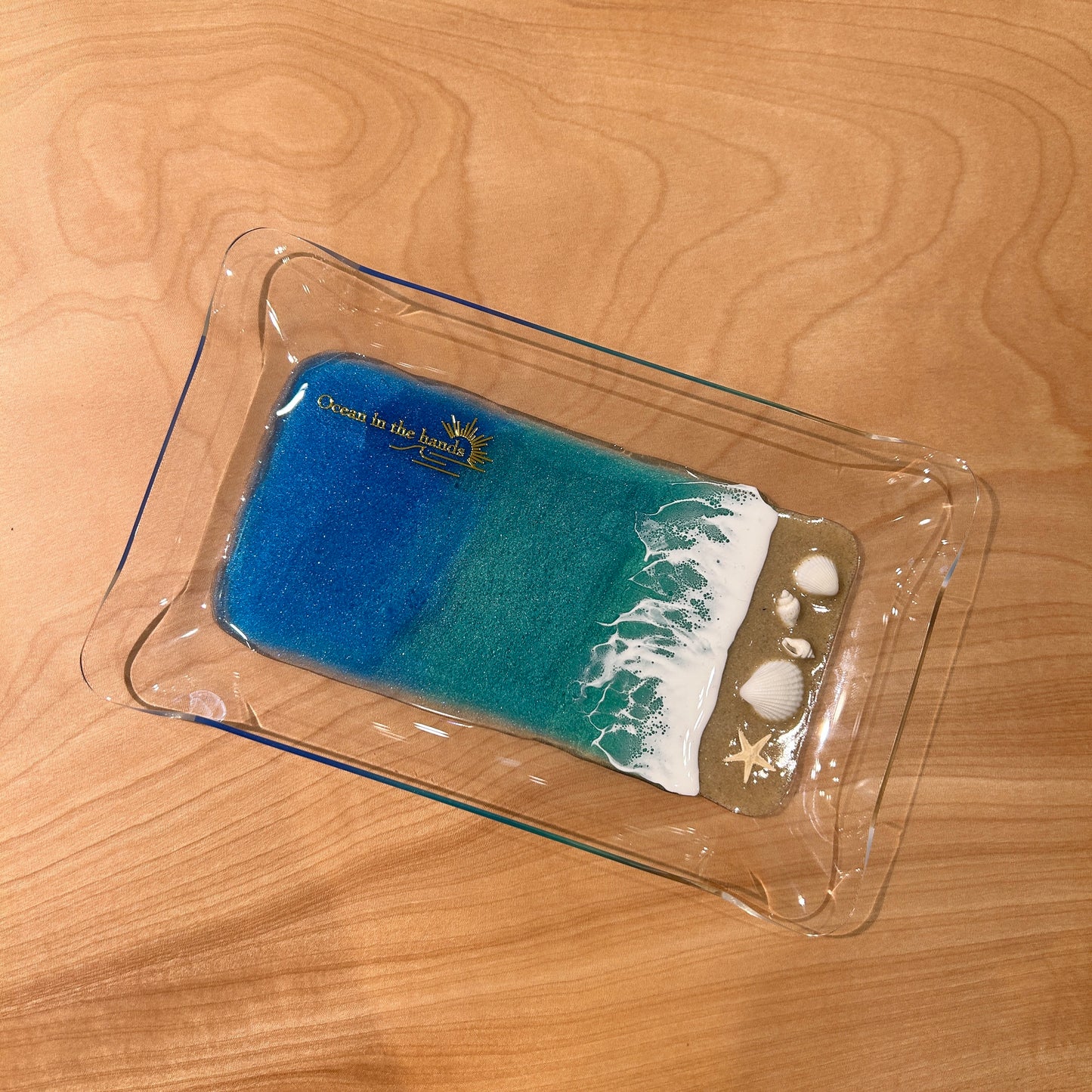 オーシャンコイントレー clear(石垣ブルー)