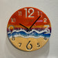 Ocean wall clock (サンセットブルー)
