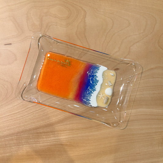 オーシャンコイントレー clear(サンセットブルー)