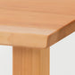 4本脚 北海道産マカバ材無垢テーブル